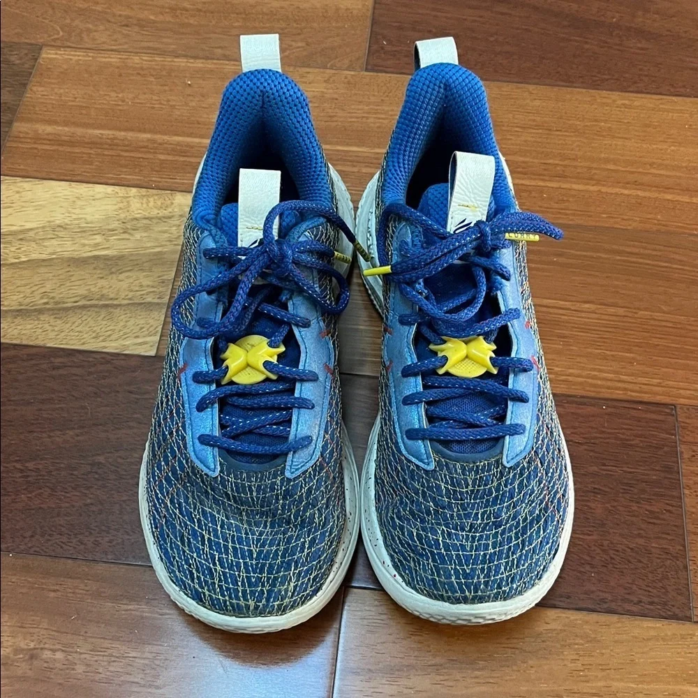 Under Armour Steph Curry Flow Shoes Blue Mens 8.5 Women 10